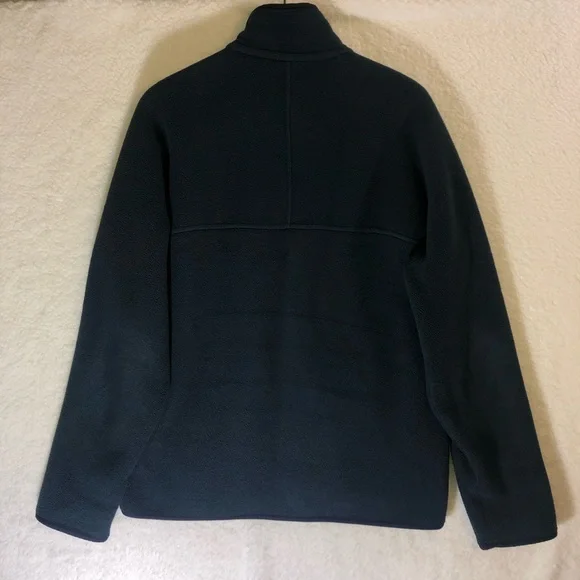 Patagonia Men’s Synchilla Full Zip Fleece Jacket size Lg Navy pockets #25395 - Picture 5 of 14